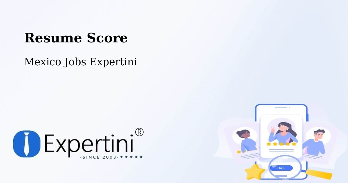 Resume Score & Job Description Match Tool – Coronango - Mexico Jobs Expertini